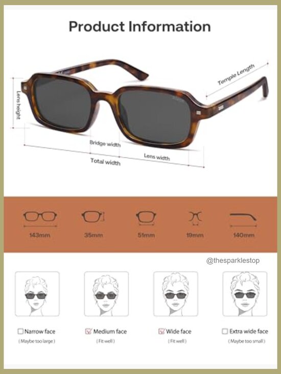 Trendy Rectangle Polarized Sunglasses Unisex